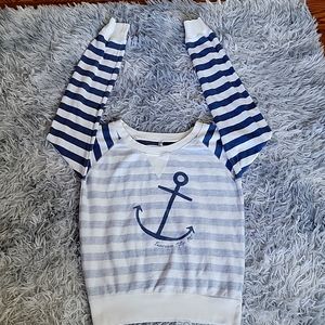 Traverse City, MI Long Sleeve Shirt with Anchor